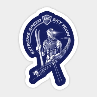 Extreme Skier NEED FOR SPEED Ski Team Sticker